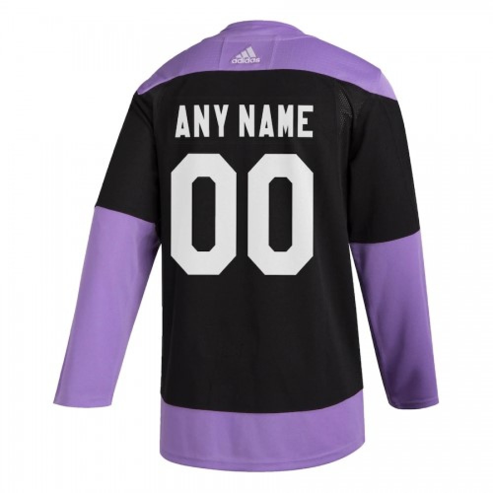 Men's New York Islanders adidas Black Hockey Fights Cancer Custom Practice Jersey-Pro Kit Vault | Brand New 26/27 Sports Jerseys